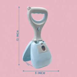 4pcs Dog Pooper Scooper, 12 Portable Dog Pooper Scooper With Bag, High Strength Durable Spring, Pooper Scooper For [...]