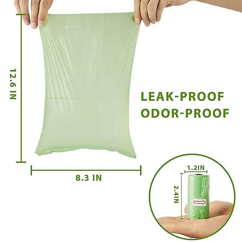 Sacs de crottes de chien 100% compostables Sacs à déchets à base de légumes respectueux de l’environnement [...]