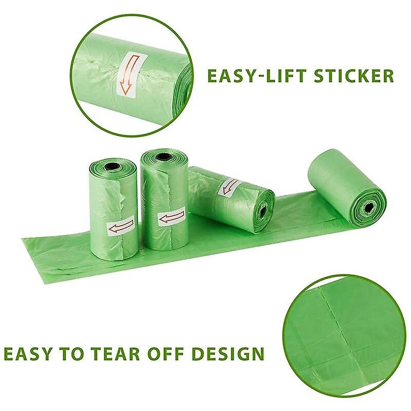 Sacs de crottes de chien 100% compostables Sacs à déchets à base de légumes respectueux de l’environnement [...]