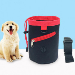 Dog Treat Pouch Pet Training Hands-free Snacks Bag Holds Kibble, Poop Bags