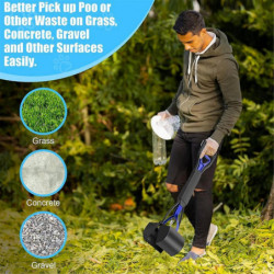 Pet Pooper for Dog and Cats with Long Handle High Strength Material and Durable Spring