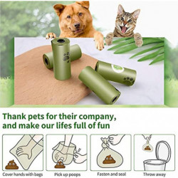 Furrybaby Poop Bags Pet Cleaning Accessories Biodegradable Eco-friendly Dog Trash Bag Dispenser Outdoor Degradable [...]