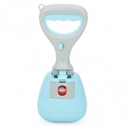 Non-Breakable Pet Pooper -For -And Cats with Handle for Easy Pick Up Sanitary Dog Garbage Collector Blue