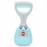 Non-Breakable Pet Pooper -For -And Cats with Handle for Easy Pick Up Sanitary Dog Garbage Collector Blue