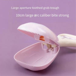 Non-Breakable Pet Pooper -For -And Cats with Handle for Easy Pick Up Sanitary Dog Garbage Collector Blue