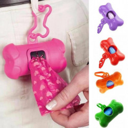 1pc Pet Dog Bone Shape Waste Poo Garbage Dispenser Box Clean Up Bags Holder Carrier Garbage Plastic Bags For Pet [...]