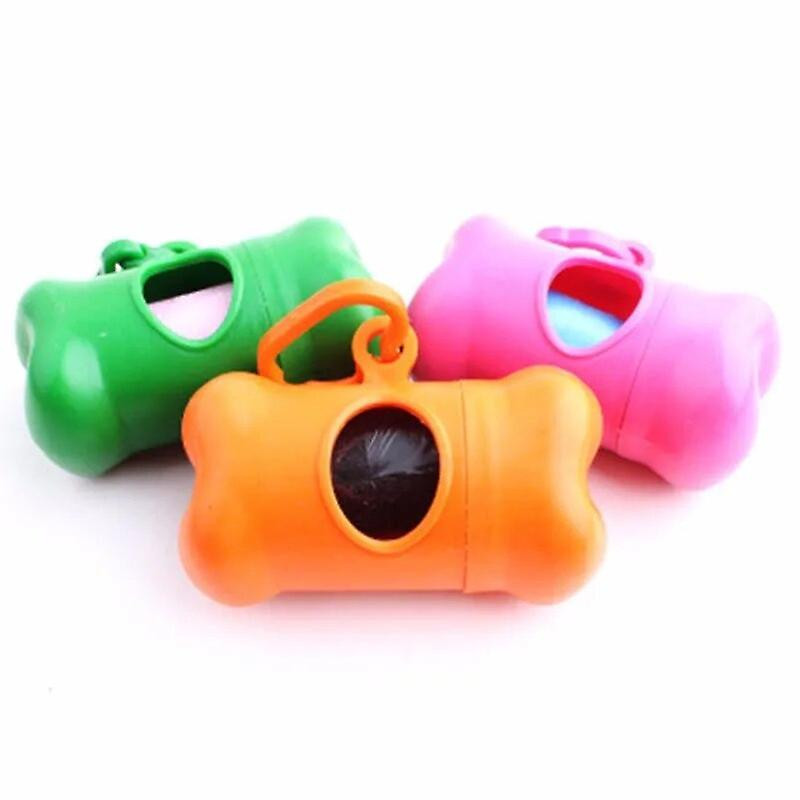 1pc Pet Dog Bone Shape Waste Poo Garbage Dispenser Box Clean Up Bags Holder Carrier Garbage Plastic Bags For Pet [...]