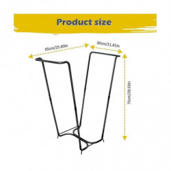 Pliable Plastique Poubelle Sac Suspendu Camping en plein air Sac poubelle Rack Support Cuisine Organi