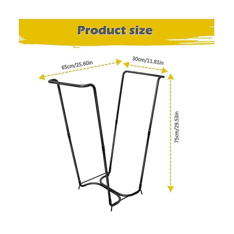 Pliable Plastique Poubelle Sac Suspendu Camping en plein air Sac poubelle Rack Support Cuisine Organi
