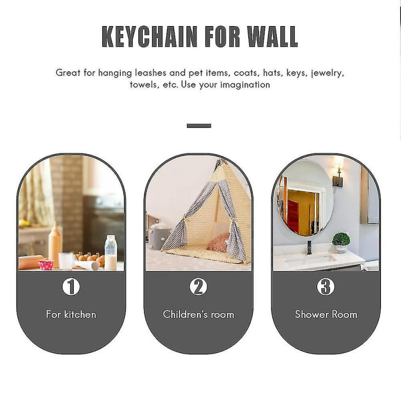 Metal Pet Dog Leash Hanger Hook Dog Leash Wall Rack Holder With Free Nail Hang On Leather Nylon Lea