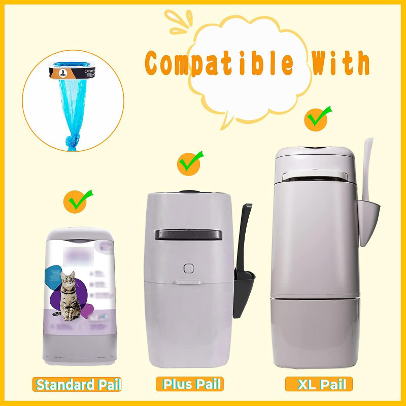 Diaper Bucket Pure Odor Garbage Bag Baby Diapers Storage Bag