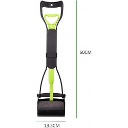 Dog Pooper Scoopers,60cm Long Handle Poop Scoop Pickup Medium And Large Dogs Animal Waste (shikai)