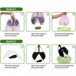 Dog Pooper Scoopers,60cm Long Handle Poop Scoop Pickup Medium And Large Dogs Animal Waste (shikai)