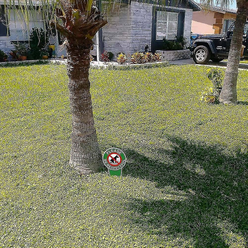 4 Pieces No Poop Dog Signs Be Respectful No Pooping Dog Lawn Signs No Dog Poop Yard Signs