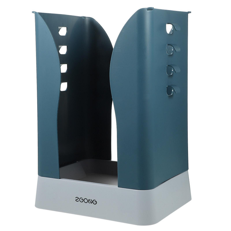 Kitchen Garbage Bag Holder Trash Can Reusable Plastic Adjustable Trash Bag Storage Rack