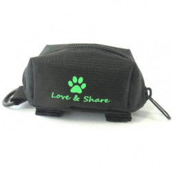 Distributeur de sac à crottes, porte-sac à crottes pour chien Fixation de laisse - Accessoire de marche, de course [...]