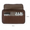 Sac de rangement de vaisselle de camping 4 personnes en plein air pli vaisselle ensemble cuillère baguettes de [...]