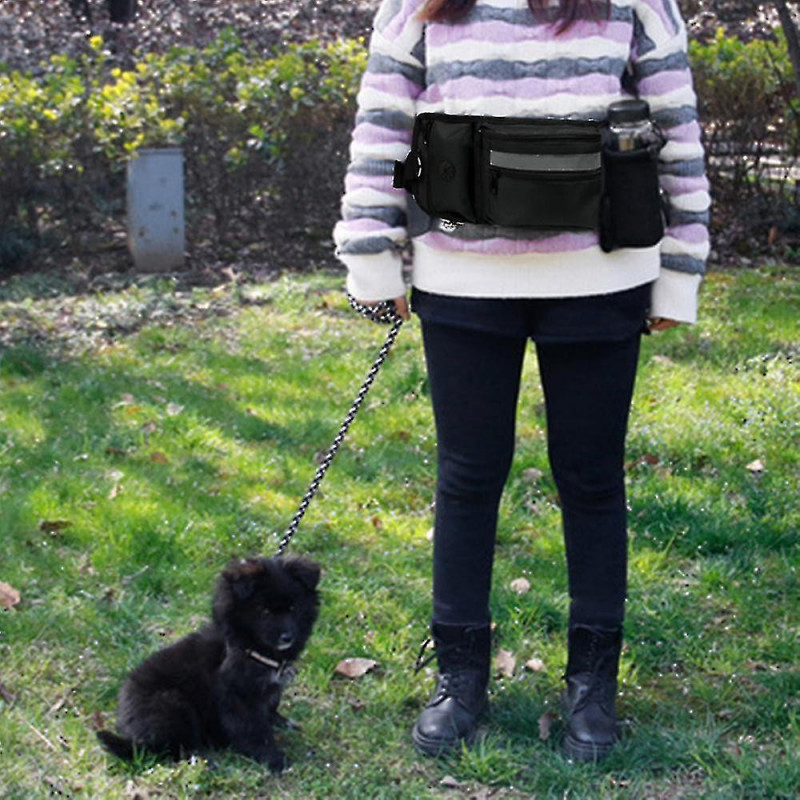Sac ceinture pour les propriétaires de chiens Sac de hanche résistant aux intempéries pour le dressage de chien
