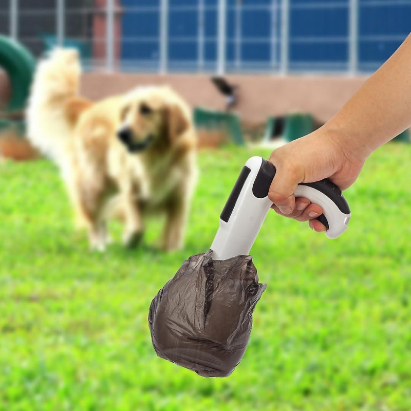 SDIGV Pet Pooper Scooper with 150 Waste Bags for Large Small Dogs and Cats with Built-in Poop Bag Dispenser, Easy [...]