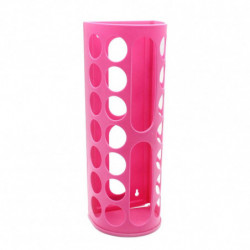 Multipurpose Folding Garbage Bag Storage Box Wall Hanging Environmental Protection Plastic Bag Extraction Box Pink