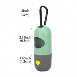 Dog Waste Bag Dispenser With Led Flashlight Dog Bag For Waste Pet Waste Bags
