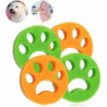 4 Pcs Reusable Washing Machine Hair Catcher Viscous Hair Cleaning