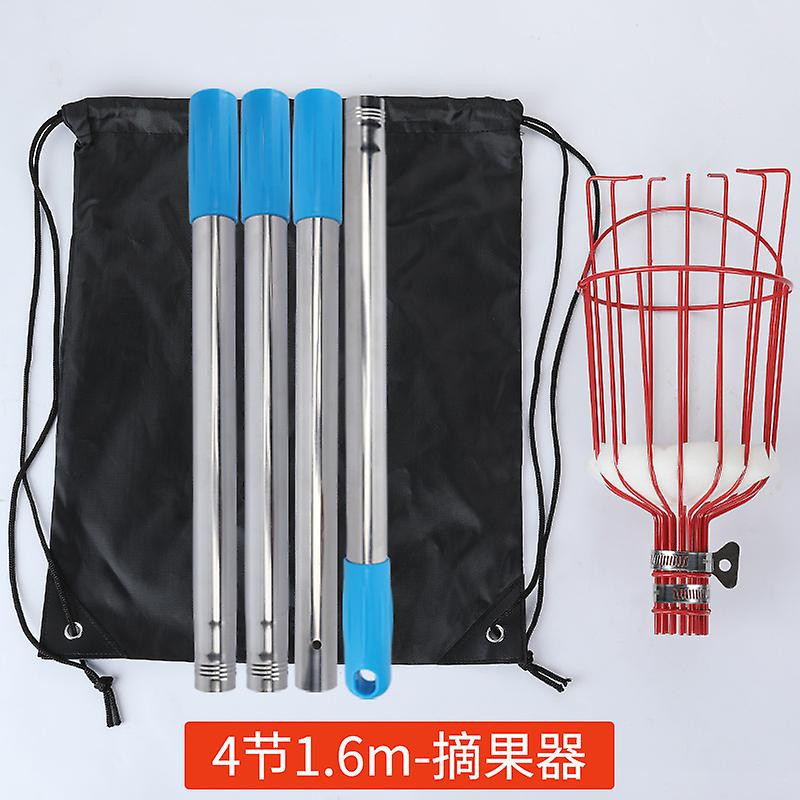 Outil de perche de cueilleur de fruits avec manche long télescopique de panier, outil de perche de cueillette de [...]