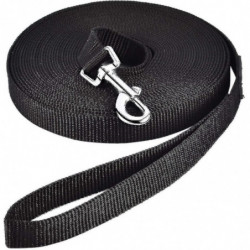 Dog Training With Long Drawstring Nylon Dog Without Strap, Cat And Dog Walking Dog Pet (10 Meters Long, Black)
