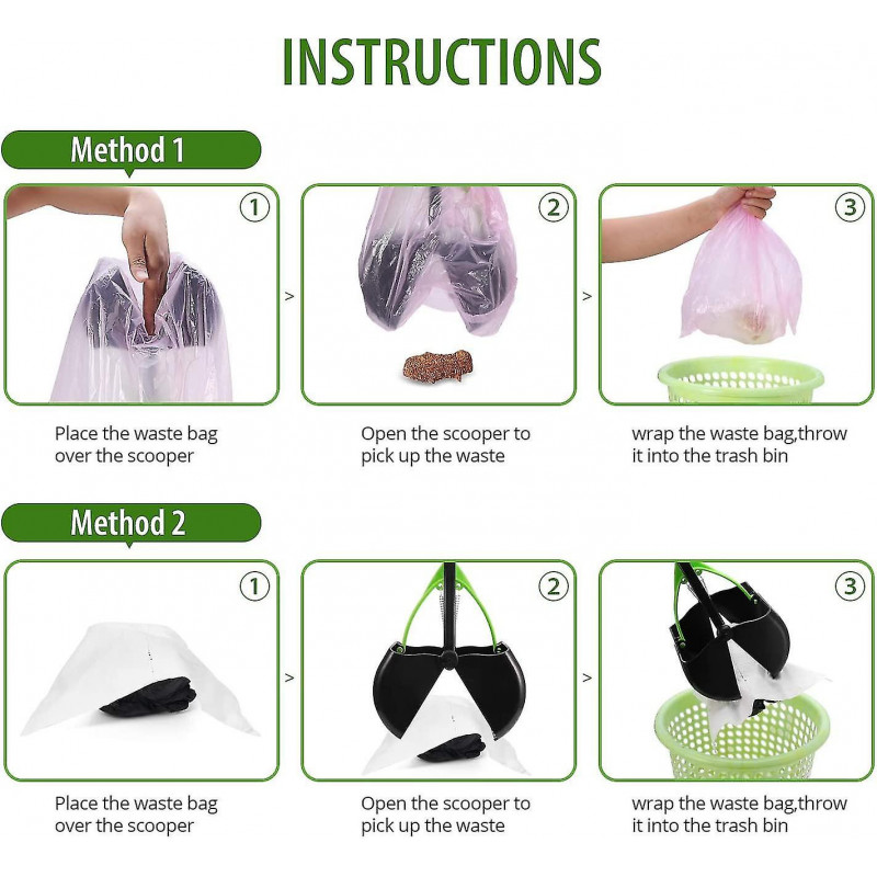 Non-breakable Pet Pooper Scooper For Dogs And Cats With Long Handle High Strength Material And Durable Spring For [...]