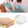 Shxx Cat Litter Shovel Set Cat Litter Shovel Kitten Feces Cleaning Shovel Toilet Set Cat Supplies (gray + Green) F922-91
