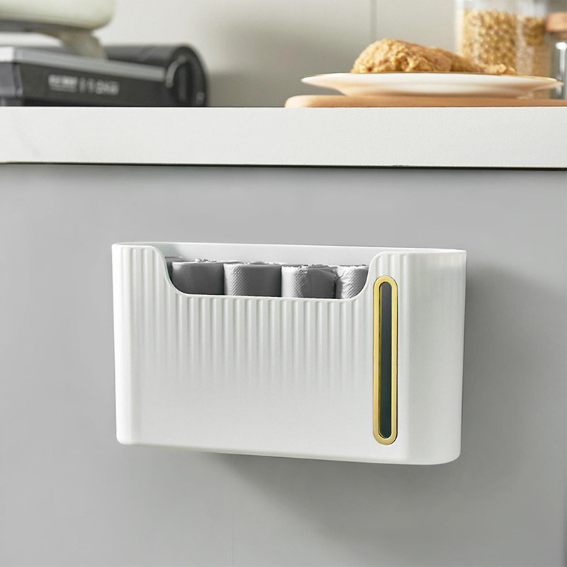 Plastic Bag , Plastic Bag Holder, Wall Mount Or Adhesive,Hanging Storage Dispensers Washable Hanging Garbage Bag [...]