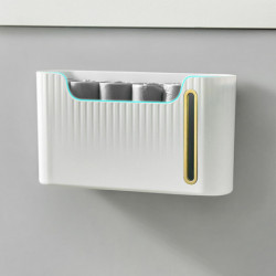 Plastic Bag , Plastic Bag Holder, Wall Mount Or Adhesive,Hanging Storage Dispensers Washable Hanging Garbage Bag [...]