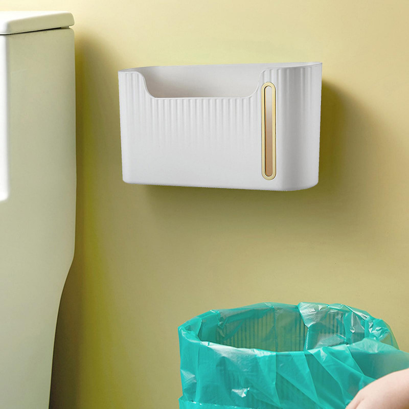 Plastic Bag , Plastic Bag Holder, Wall Mount Or Adhesive,Hanging Storage Dispensers Washable Hanging Garbage Bag [...]