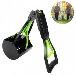 Pelle à pooper portable à longue poignée pour grands et petits chiens( Taille: Vert )