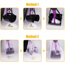 Scooper de caca pliable pour chiens et chats Pet Long Handle Pooper Scooper, facile à ramasser caca, noir et [...]