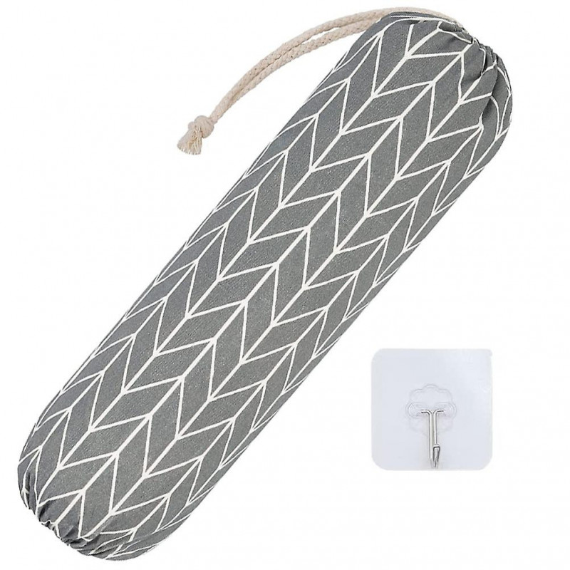 1 Set of Plastic Bag Holder for Kitchen Plastic Bag Organizer Grocery Bag Dispenser with Hook