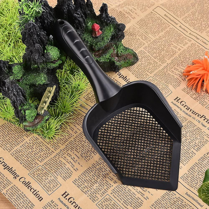Cat Litter Scoop Small Holes 3.0MM Fine Litter Scooper Shovel Sifter Scoop PVC Non-Toxic