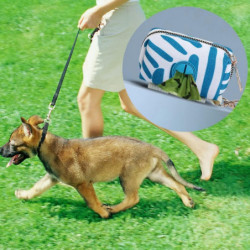 Pet poop garbage bag dispenser dog poop bag garbage bag storage bag 2 pieces
