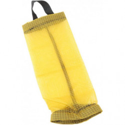 Hanging Folding Garbage Bag Organizer Trash Bags Holder Recycling Containers StorageYellow