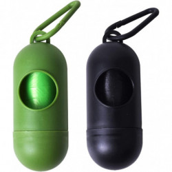 2 Dog Poop Bag Dispensers for Walking Dogs