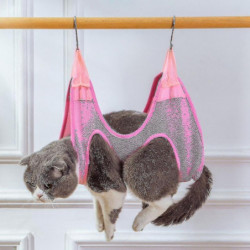 Chat Toilettage Nail Cutting Anti Scratch Fixed Bag Bath Trimming Restraint Bag Pet Beauty Hamac Hanging Pet [...]