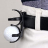 2 Pcs Ball Bag Holder with Clip-Golf Ball Pouch Waist Storage for Bag Belt Portable