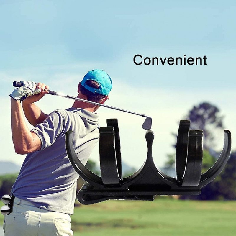 2 Pcs Ball Bag Holder with Clip-Golf Ball Pouch Waist Storage for Bag Belt Portable