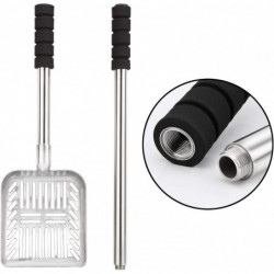 Foam pad long handle metal cat litter scoop Detachable cat litter scoop