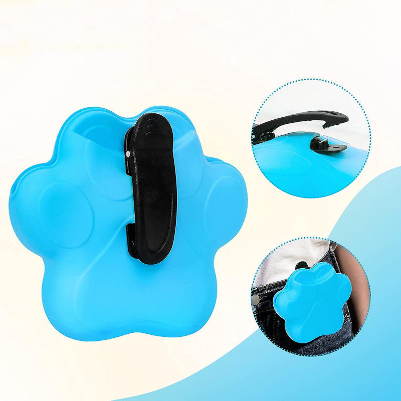 Pet Silicone Treats Waist Bag Portable Dog Treat Distributeur avec fermeture magnétique
