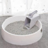 Pet Litter Scooper Self-contained Trash Can Plastic Cats Litter Scoop Pet Cleaning Tool