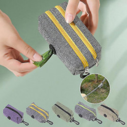Portable Dog Poop Bag Dispenser Bag Pet Puppy Pick Up Poop Bag Pet Supplies (1Pcs)