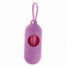 Plastic Dog Poo Bag Dispensers + Pet Waste Poop Bags Pink
