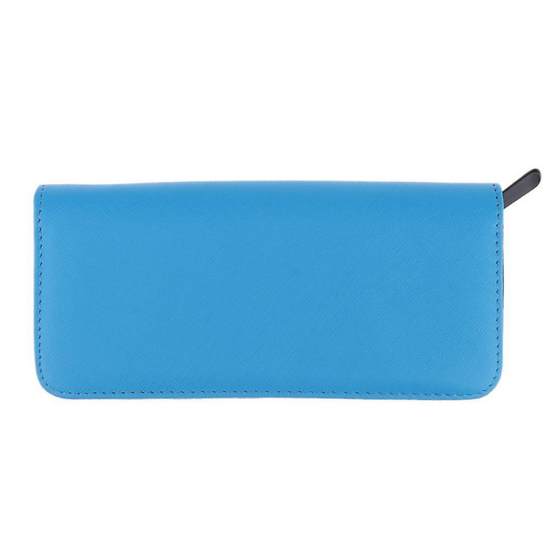 Pu Hair Scissors Shears Bag Pet Hairdressing Tool Pouch Case Blue