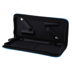 Pu Hair Scissors Shears Bag Pet Hairdressing Tool Pouch Case Blue